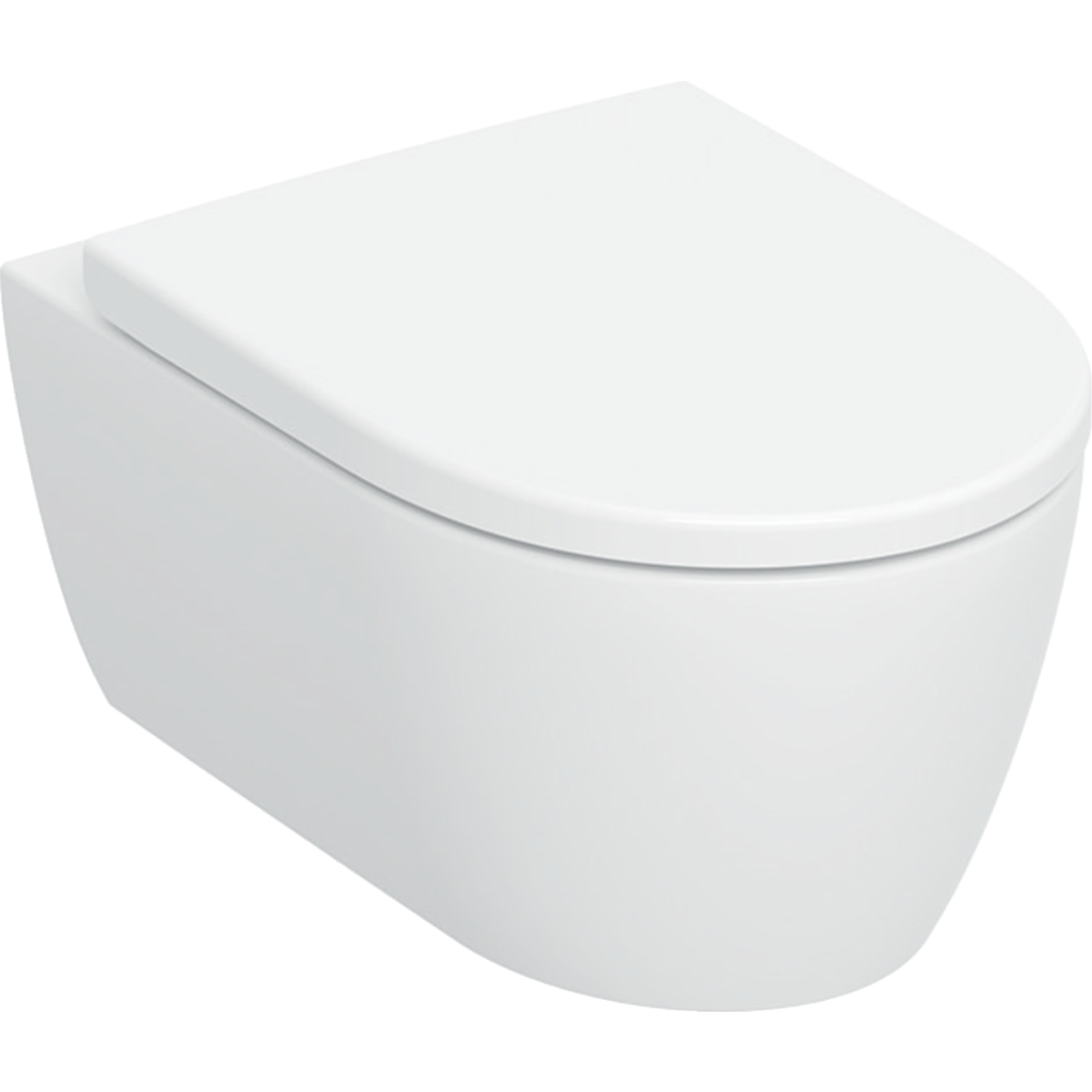 Darmowa Dostawa - Miska WC z deską wolnoopadającą wisząca bez kołnierza spłukiwanie wirowe biały połysk Geberit iCon 503046001
