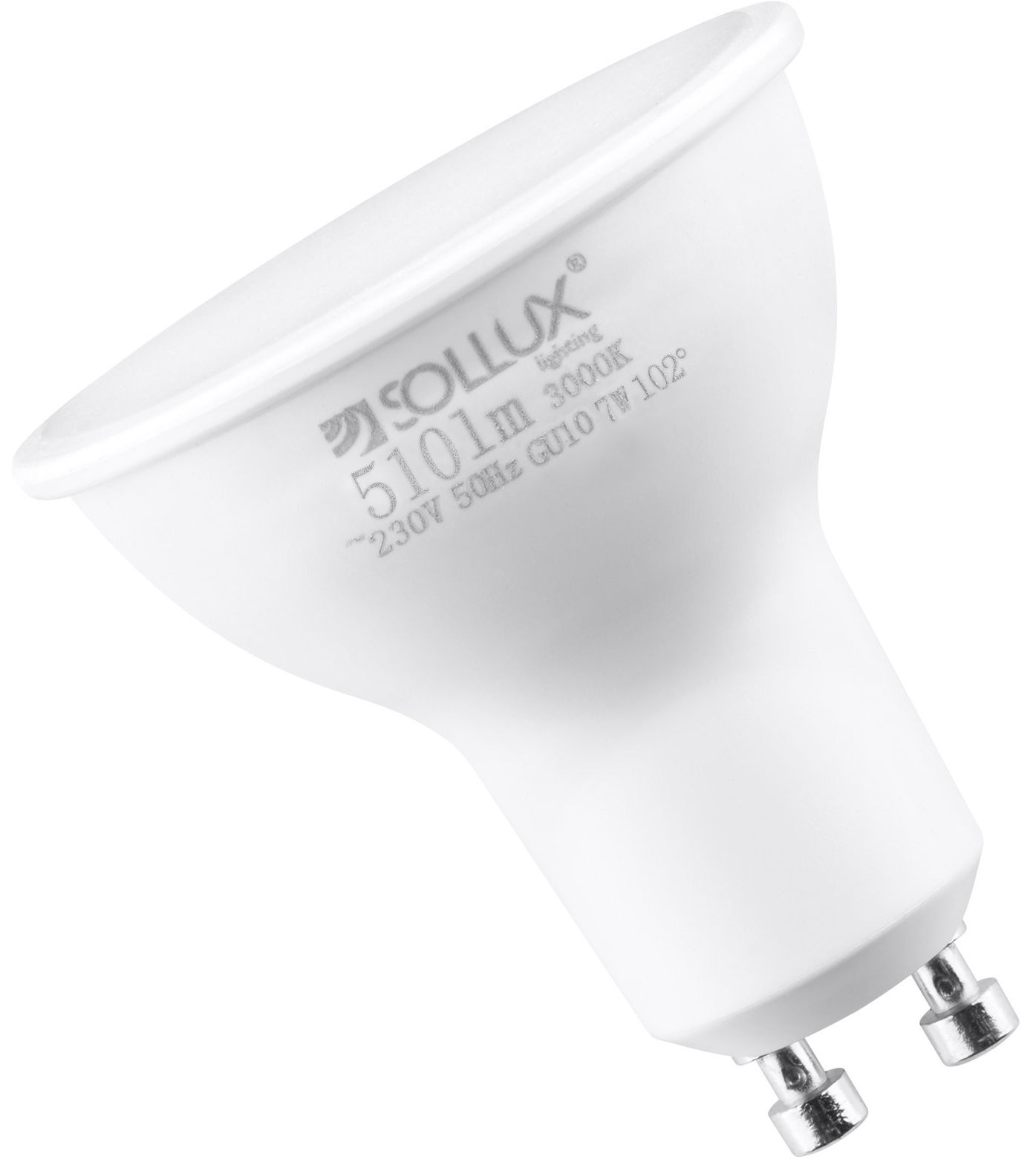 Darmowa Dostawa - Żarówka LED 1x7 W 3000 K gu10 Sollux Lighting SL0972