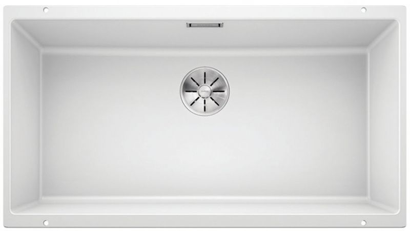 Darmowa Dostawa - Zlewozmywak granitowy 83x46 cm biały Blanco Subline 800-U 523145