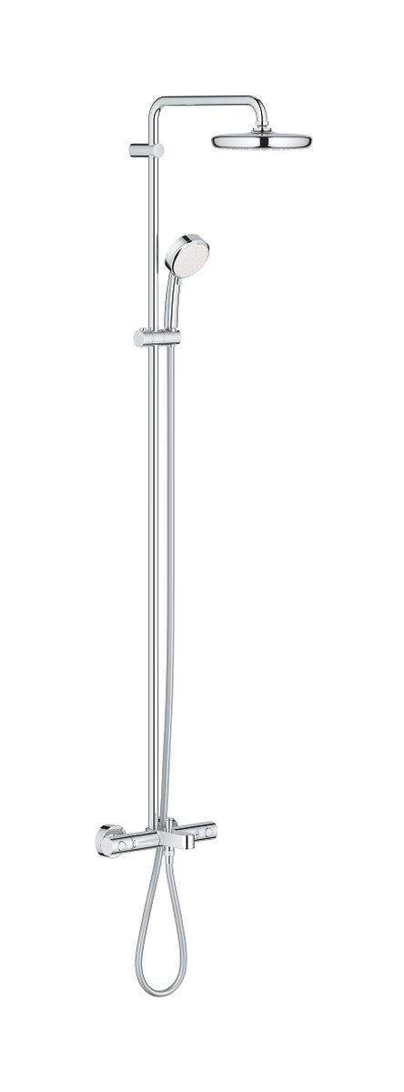 Darmowa Dostawa - Zestaw wannowo-prysznicowy ścienny termostatyczny starlight chrome Grohe New Tempesta 26223001