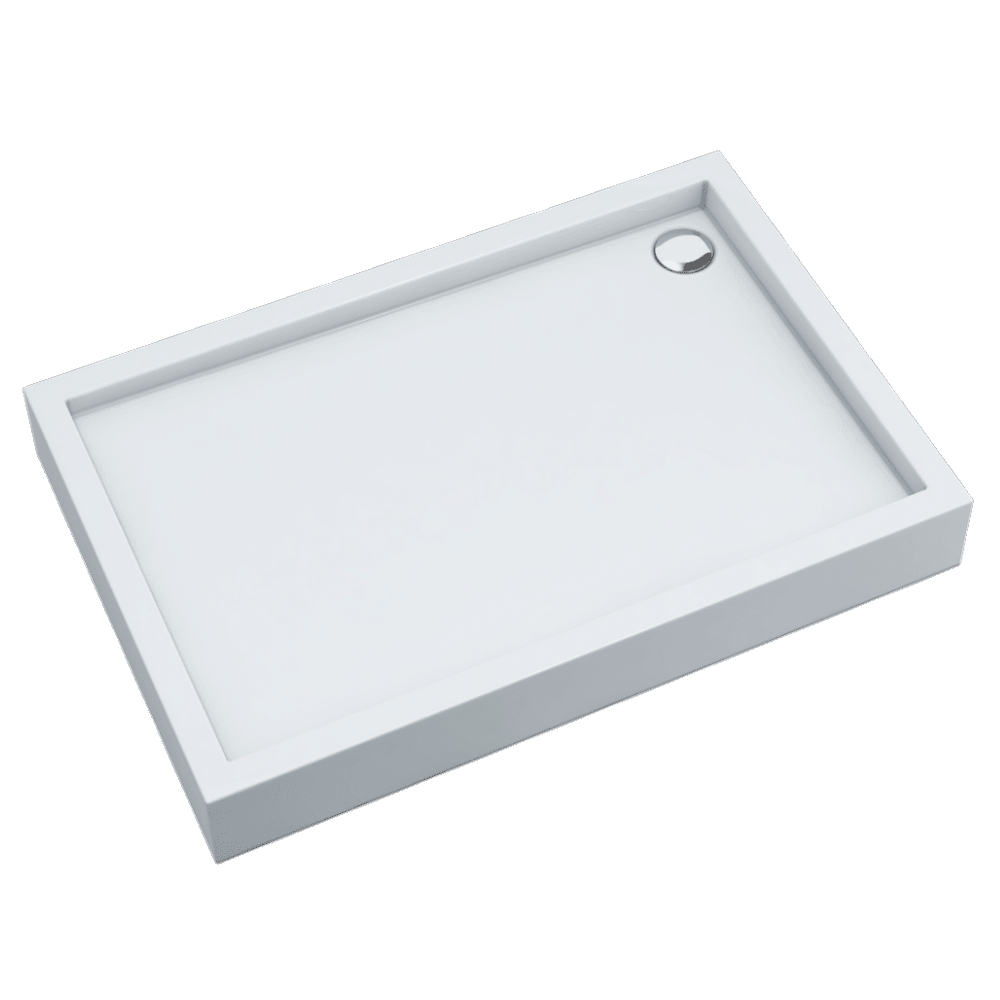 Darmowa Dostawa - Brodzik prostokątny z syfonem 100x90 cm biały Schedline Collection Favory Plus 3STF1P90100