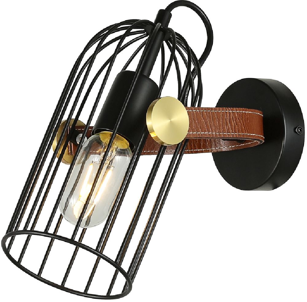 Darmowa Dostawa - Kinkiet 1x40 W czarny Italux Antoin WL24451BK