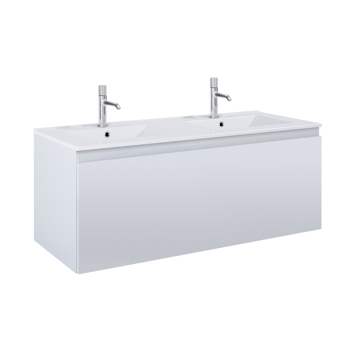 Darmowa Dostawa - Umywalka z szafką 120 cm szarą Oltens Vernal 68034700