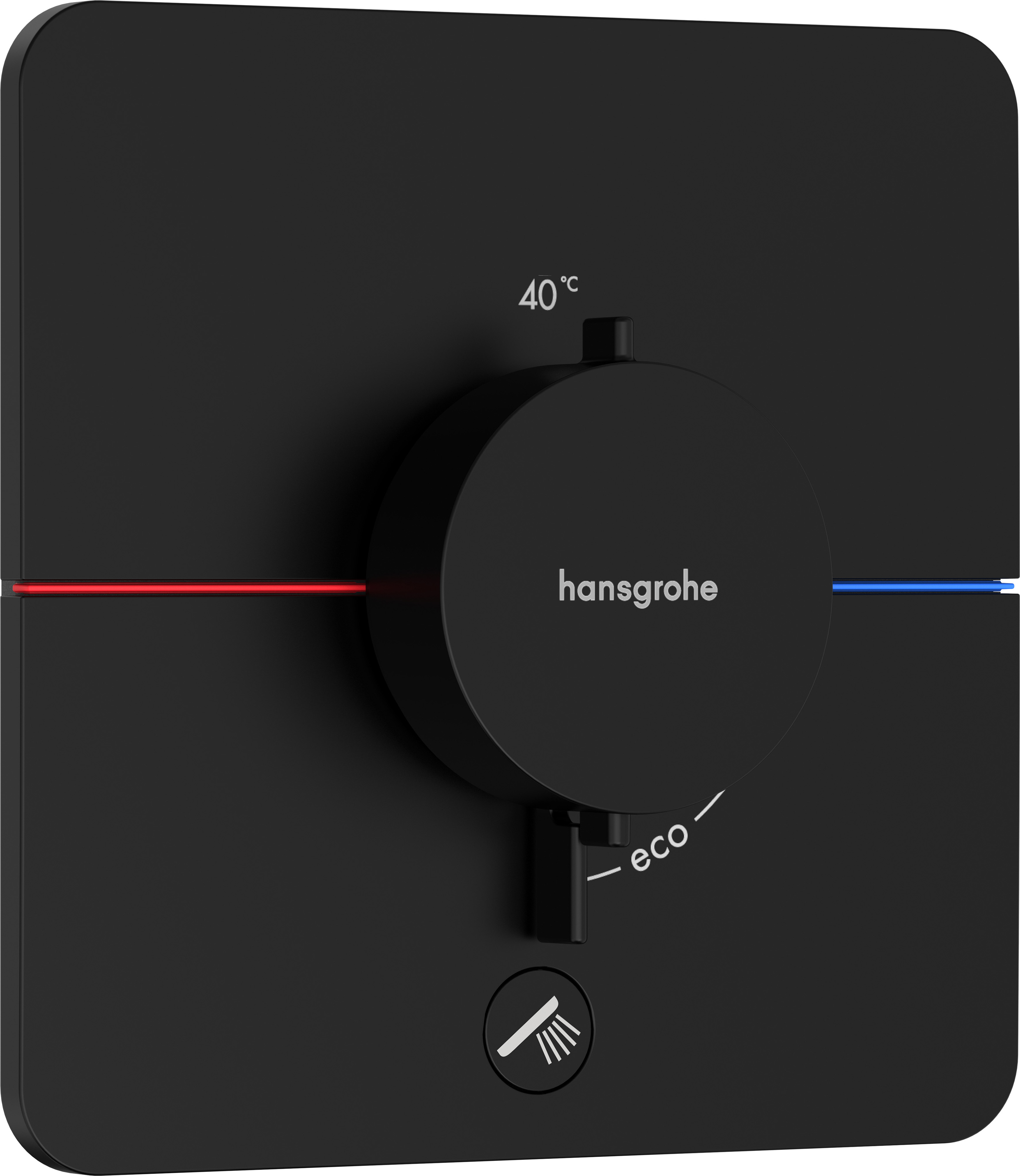 Darmowa Dostawa - Bateria prysznicowa podtynkowa czarny Hansgrohe ShowerSelect Comfort Q 15589670