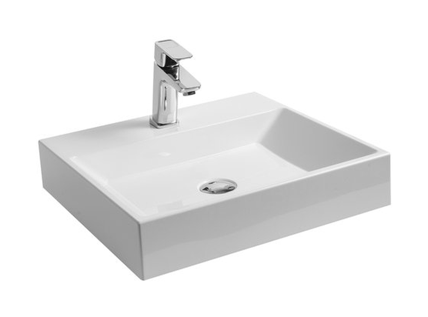 Darmowa Dostawa - Umywalka 50x45 cm prostokątna ścienna biała Ravak Natural XJO01250000