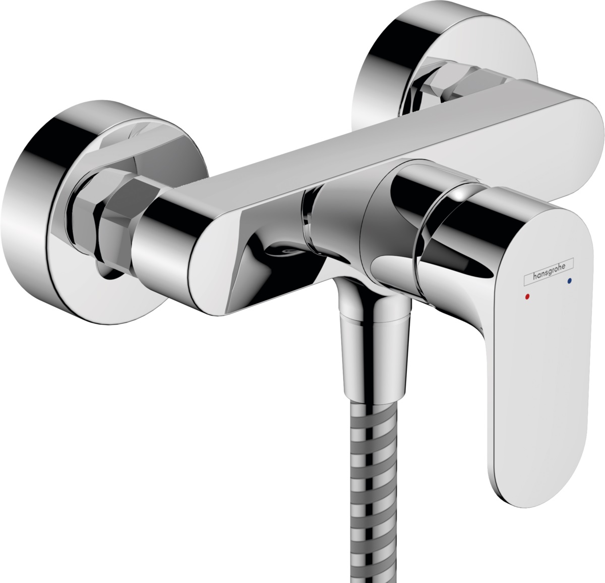 Darmowa Dostawa - Bateria prysznicowa ścienna chrom Hansgrohe Rebris S 72640000