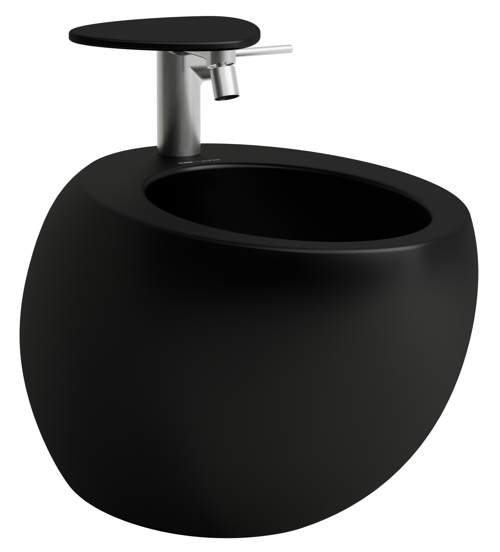 Darmowa Dostawa - Bidet wiszący czarny Laufen Il Bagno Alessi H8309717163041