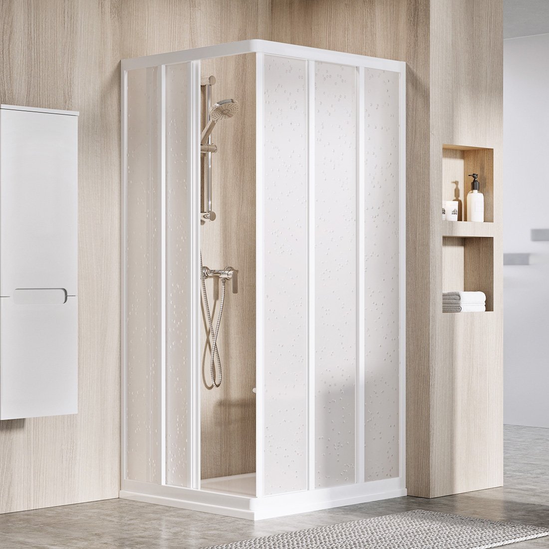 Darmowa Dostawa - Drzwi prysznicowe 90 cm rozsuwane Ravak Supernova 15V701R211