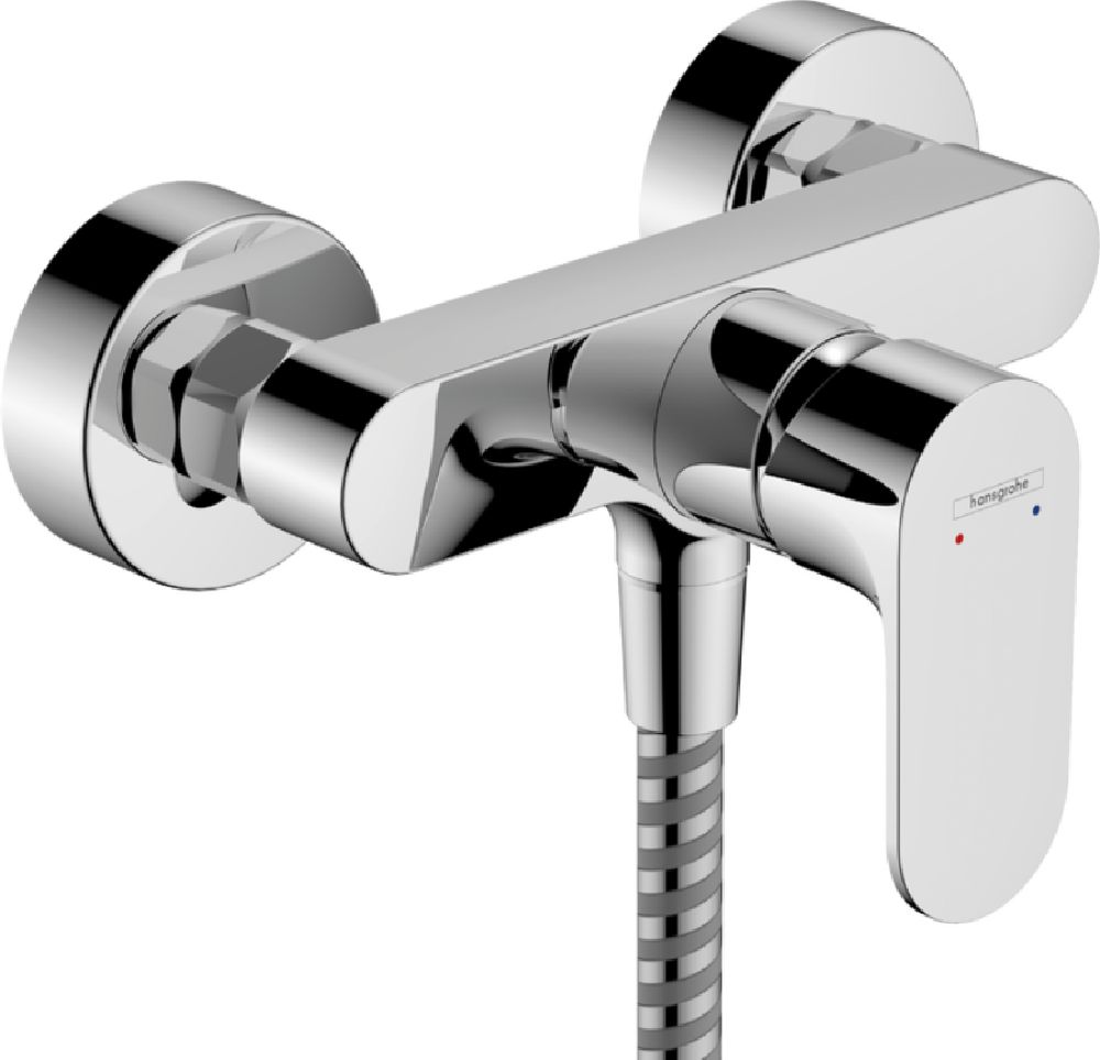 Darmowa Dostawa - Bateria prysznicowa ścienna chrom Hansgrohe Rebris S 72643000