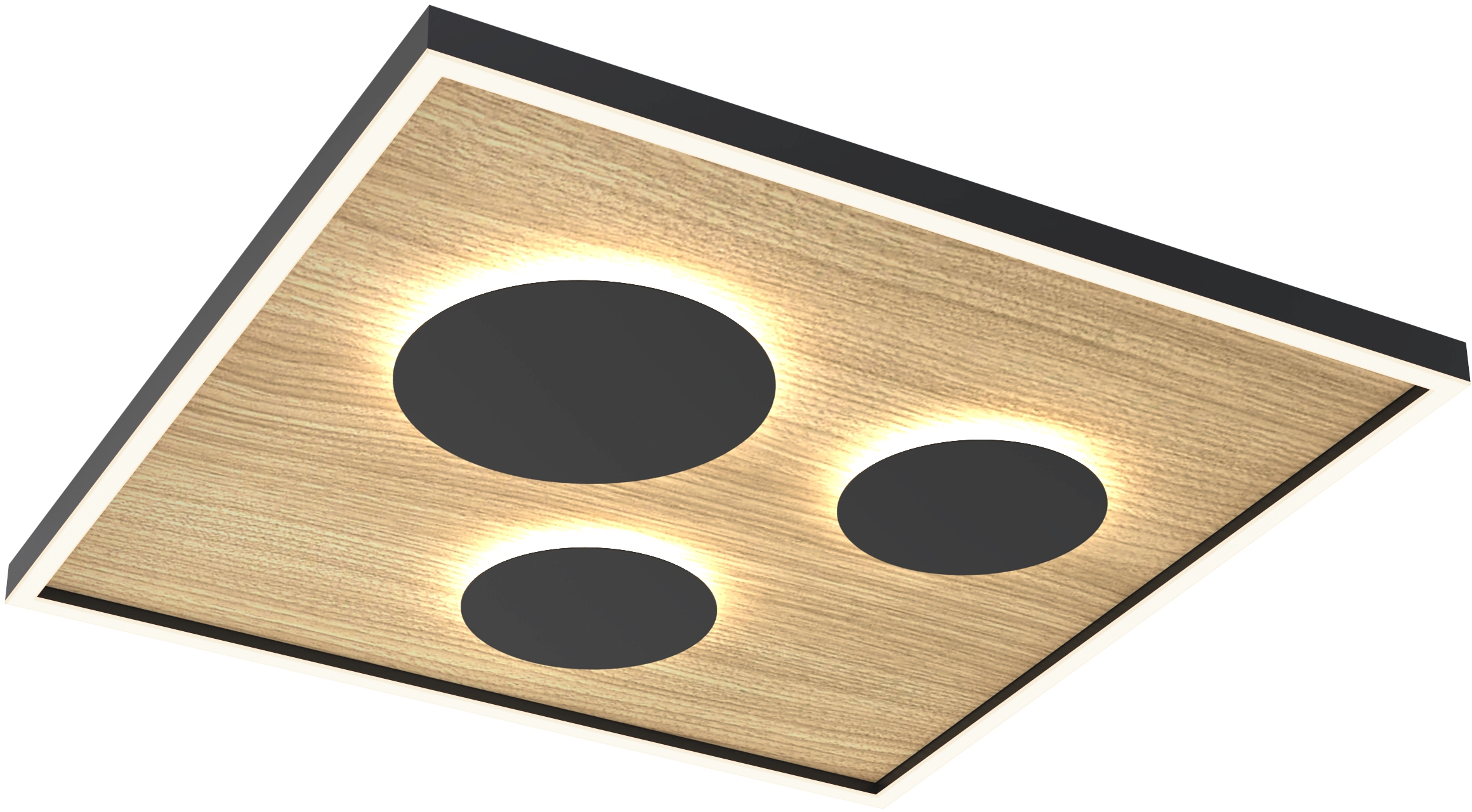 Darmowa Dostawa - Plafon 1x40 W czarny-drewno Aviano Dijon 9012306L