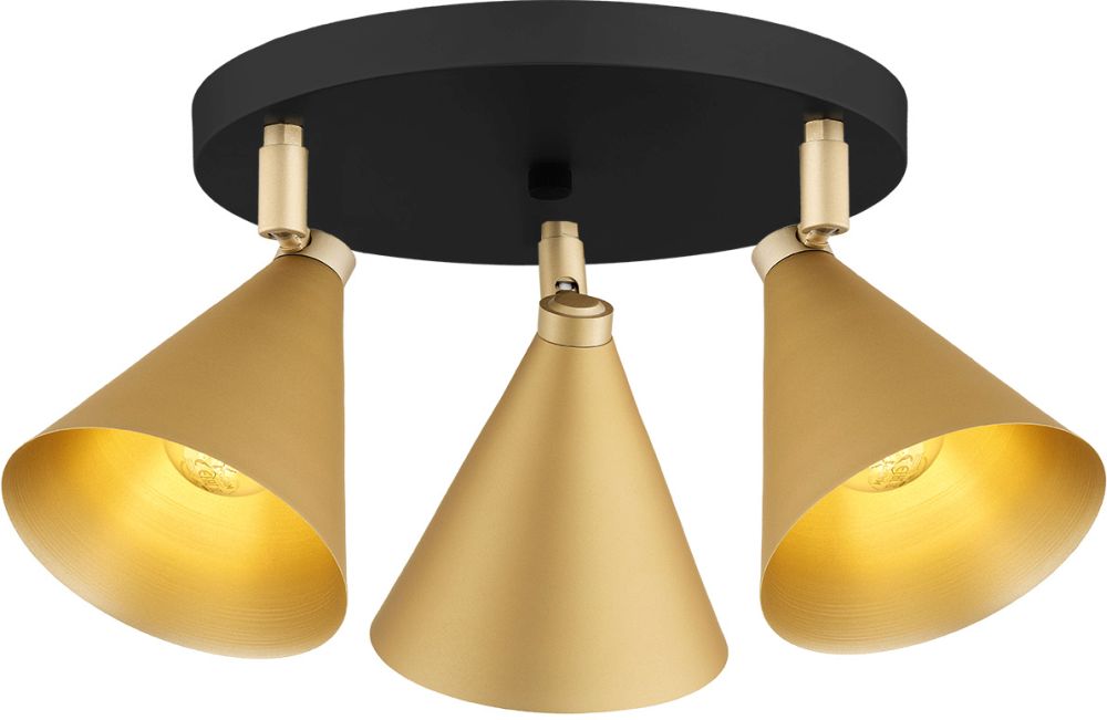 Darmowa Dostawa - Lampa podsufitowa 3x7 W czarna Argon Lucinda 6246