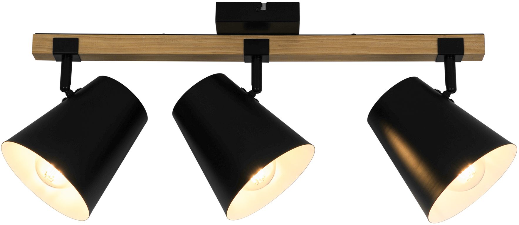 Darmowa Dostawa - Lampa podsufitowa 3x25 W czarna Zuma Line Elti P220773TU