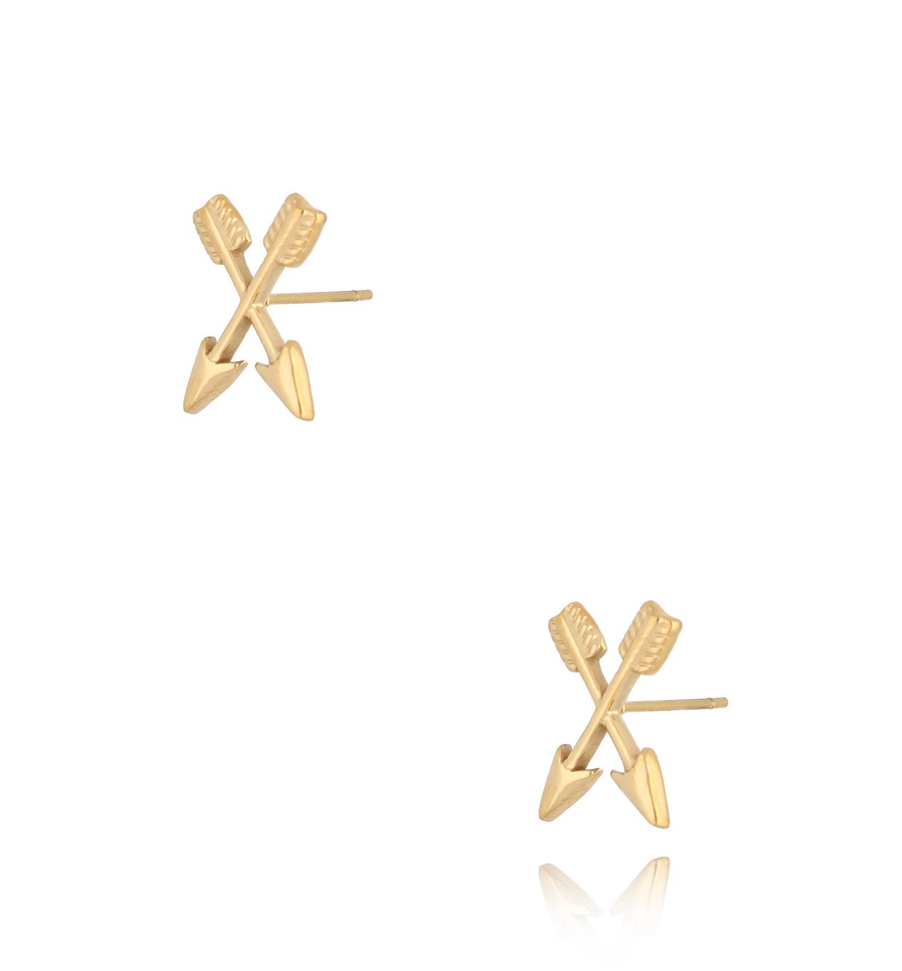 Kolczyki ze strzałkami złote Arrows KMITC0036