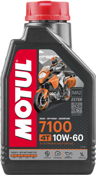 MOTUL 7100 10W60 4T MA2 ESTER 1L - Petrostar