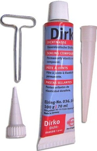 ELRING DIRKO MASA USZCZ. SILIKON CZERWONY 70ML - Petrostar
