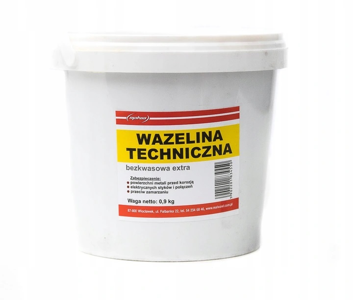 MALWA WAZELINA TECHNICZNA BEZKWASOWA 900g - Petrostar