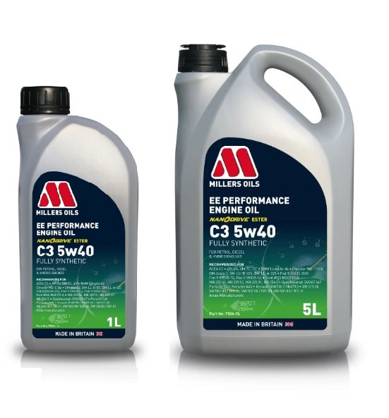 MILLERS EE PERFORMANCE C3 5W40 6L - Petrostar