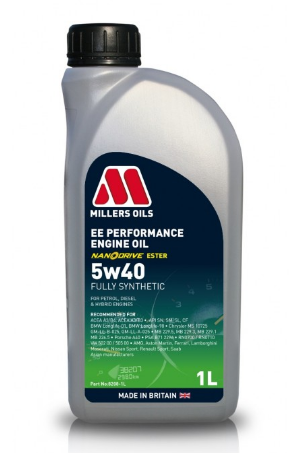 MILLERS EE PERFORMANCE 5W40 1L - Petrostar