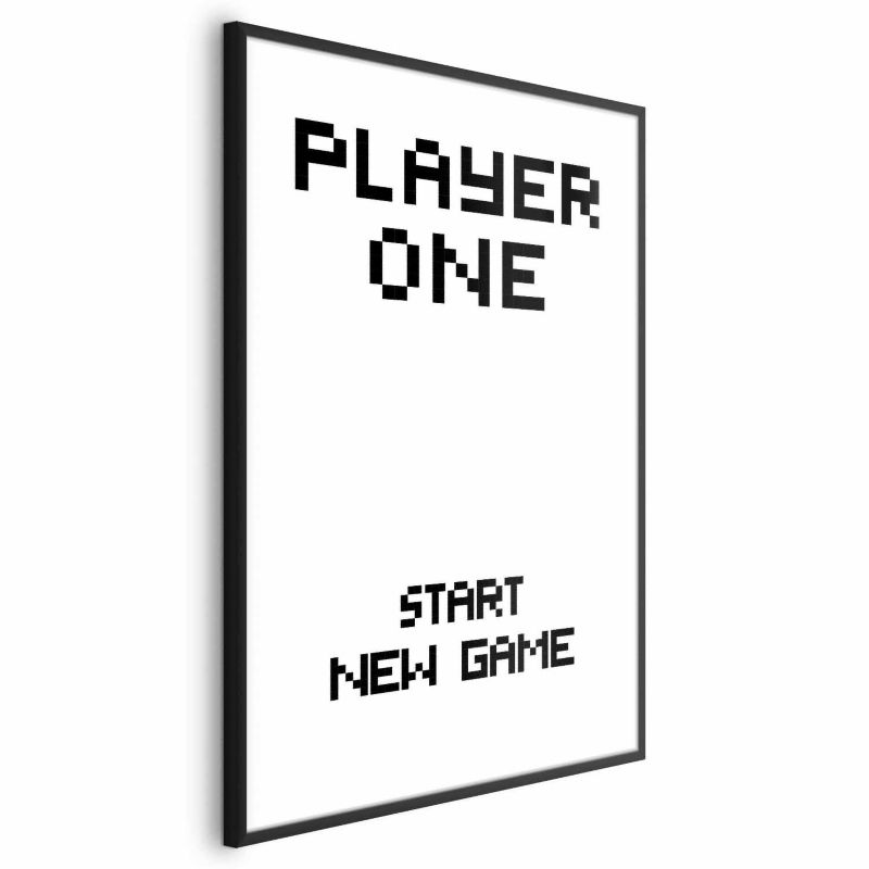 Plakat Artgeist New game 21x30 cm z ramą czarną 1 szt