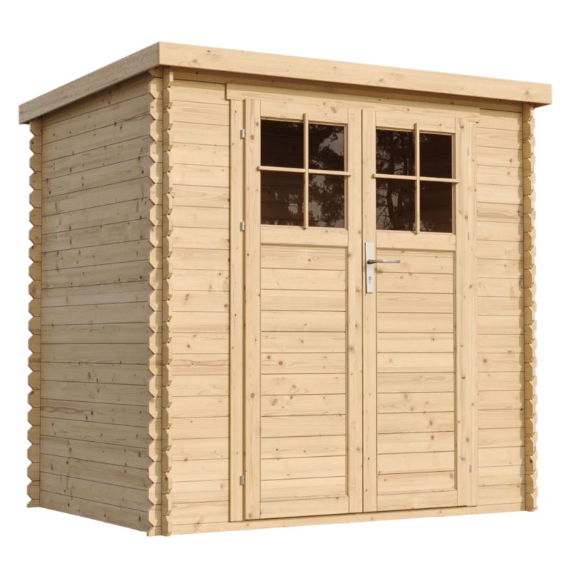 Drewniany domek ogrodowy Timbela 2.22 m² M311F - zamykane drzwi, grubość deski 19 mm, 1 szt.