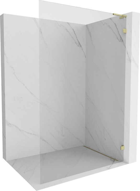 Ścianka prysznicowa Mexen Lunar L złota 110x200 cm prawa 1 szt.