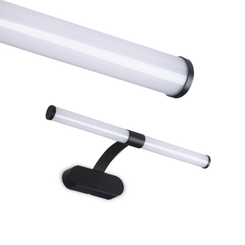 Oprawa ścienna LED LightLogic IP44 LL BIRE 6W-B 66297 czarna kinkiet nad lustro 40cm 1 szt.