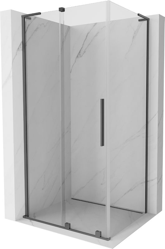 Kabina prysznicowa Mexen Velar L rozsuwana 120 x 85 cm transparent gun metal 1 szt.