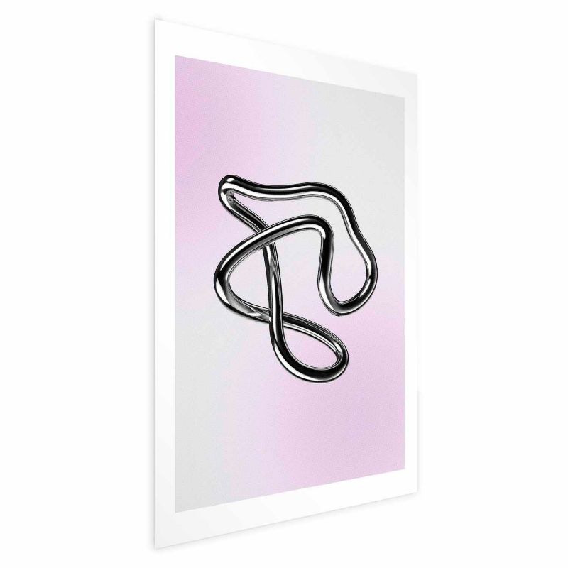 Plakat Artgeist Srebrne Zawiłości 21x30 cm bez ramy 1 szt