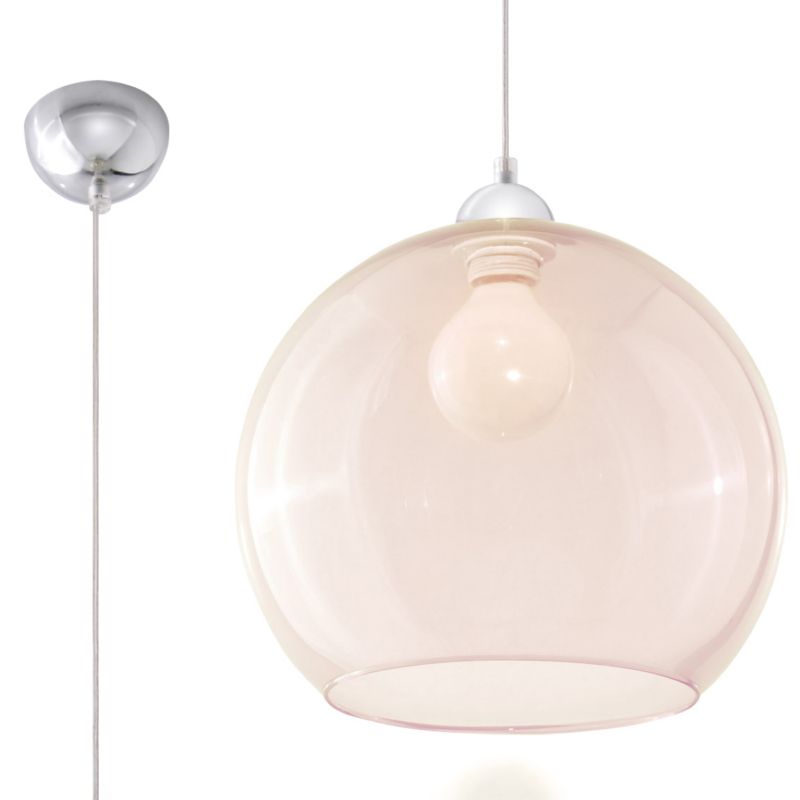 Lampa wisząca Sollux Lighting BALL szampański 1 szt.