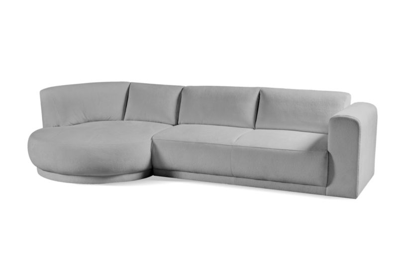 Narożnik lewostronny Bettso Lobiano 360x159 cm z funkcją spania szary 1szt.