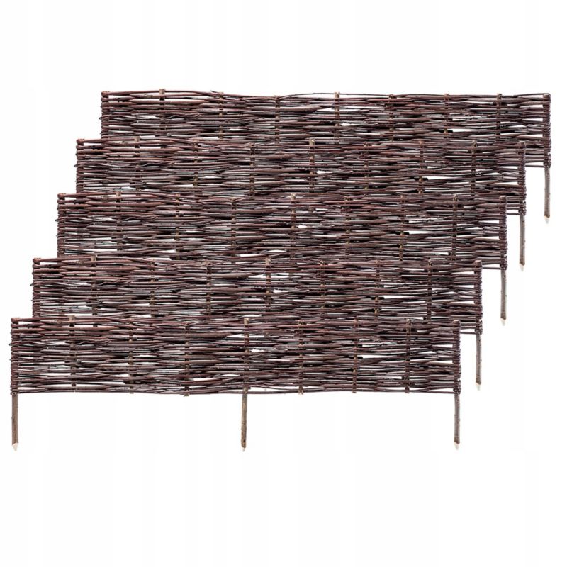 Palisada Wiklinowa KADAX Płotek 120x30cm Obrzeże 5szt