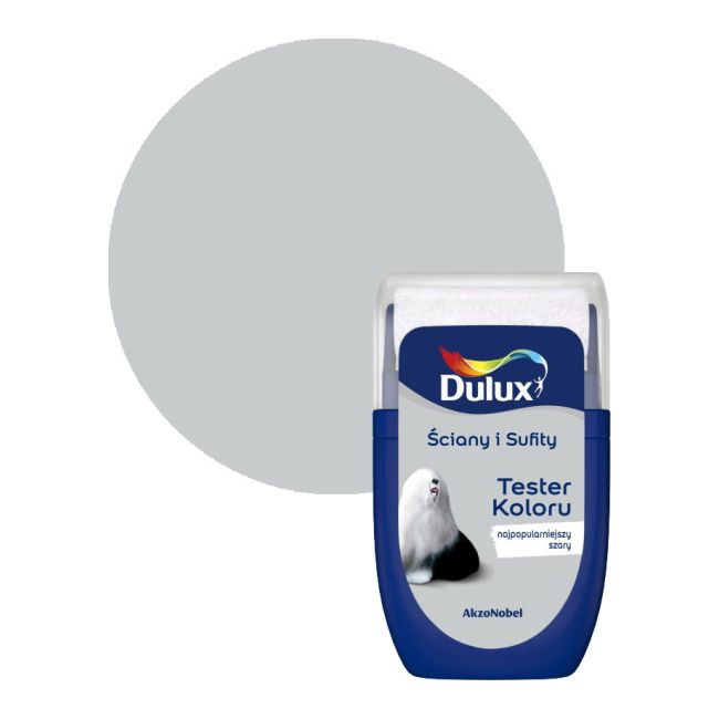 Tester farby Dulux Ściany i Sufity najpopularniejszy szary 0,03 l