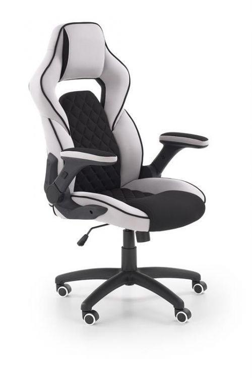 Fotel Halmar biurowy SONIC czarny/jasno szary 1 szt