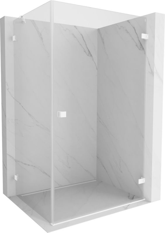 Kabina prysznicowa Mexen Lunar-B biała 95x80 cm 832-095-080-20-00-P 1 szt.