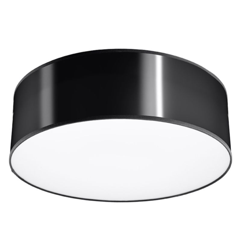 Plafon Sollux Lighting ARENA 25 czarny 1 szt.