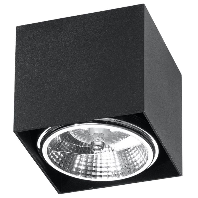 Plafon Sollux Lighting BLAKE czarny 1 szt.