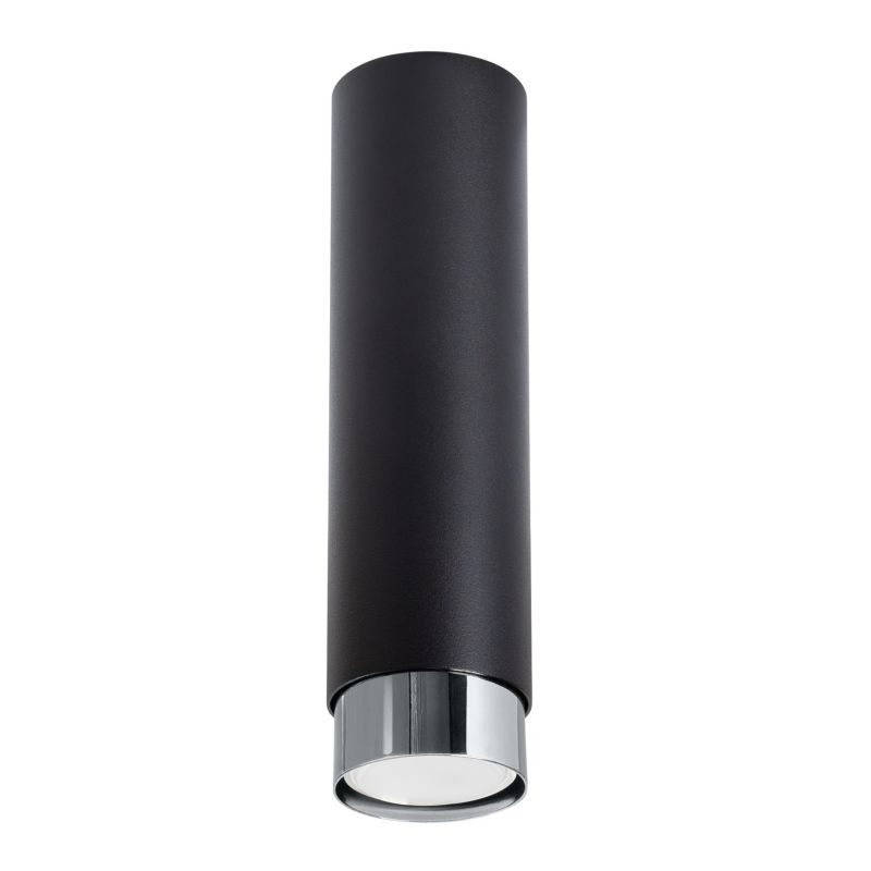 Plafon Sollux Lighting NERO 22,5 czarny/chrom 1 szt.