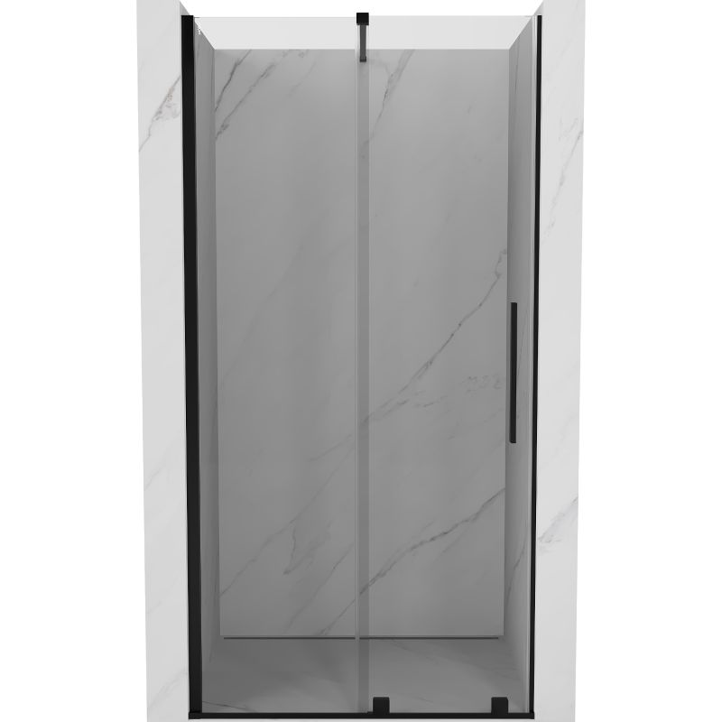 Drzwi prysznicowe rozsuwane Mexen Velar czarne 90 cm 1 szt.