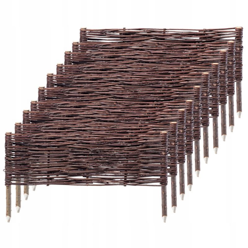 Palisada Wiklinowa KADAX Płotek 60x20cm Obrzeże 10szt