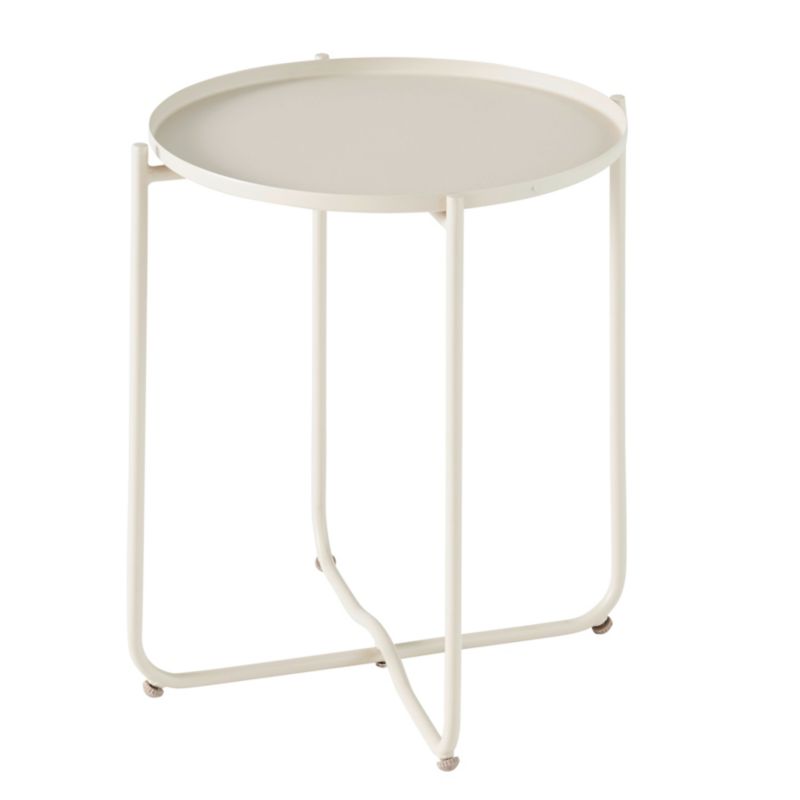 Stolik GoodHome Nova 46 cm beżowy