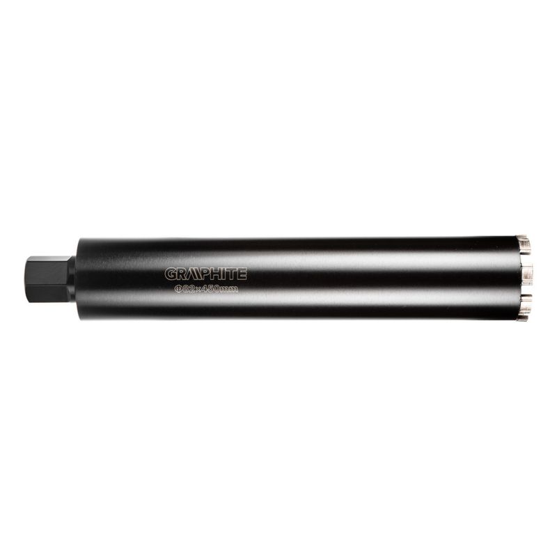 Otwornica diamentowa do wiertnicy GRAPHITE 82 x 450 mm x 8T wykonana z solidnej stali 1 szt.