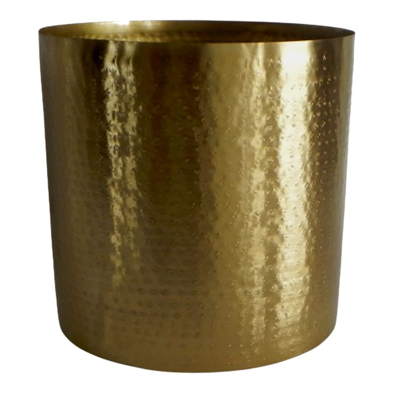 Donica metalowa złota Verve 17 cm