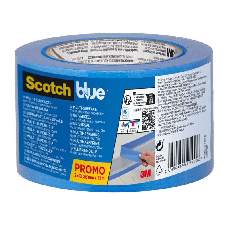 Zestaw taśm uniwersalnych Scotch blue 2 szt.