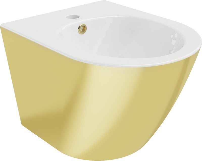 Bidet wiszący Mexen Lena biały/złoty 48 cm 35224806 1 szt.