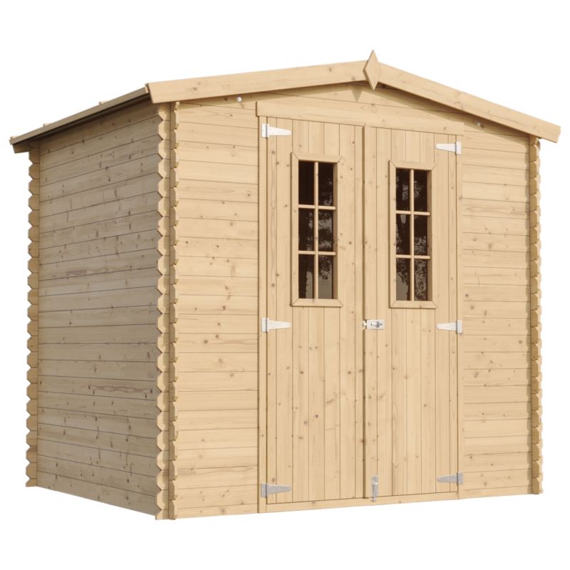 Drewniany domek ogrodowy i podłoga Timbela 4.33 m² M369CM369G drewno naturalne, grubość deski 19 mm, 1 szt.