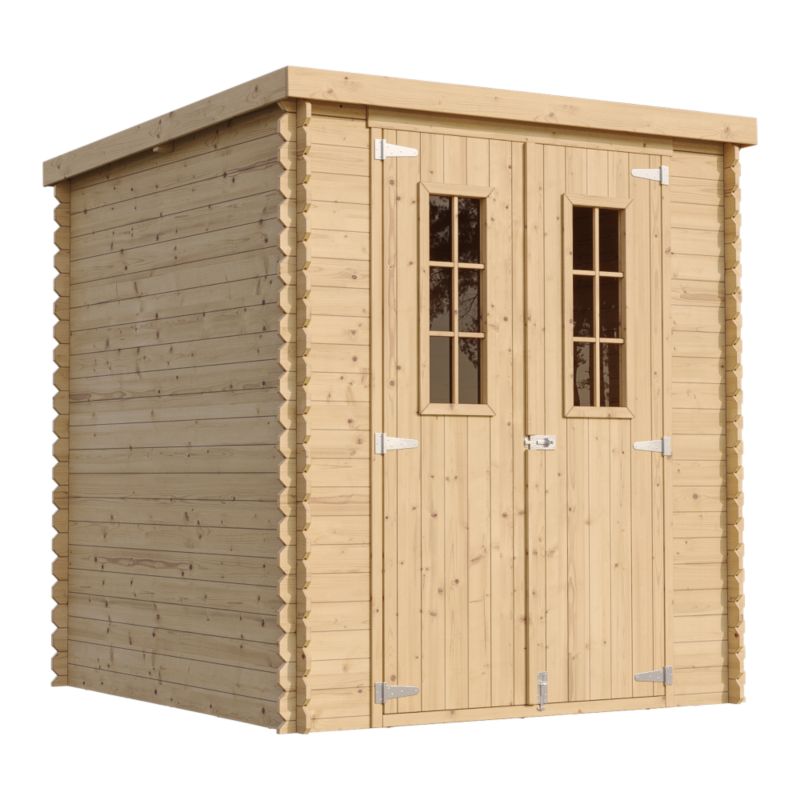 Drewniany domek ogrodowy Timbela 3.53 m² M309C drewno naturalne, grubość deski 19 mm, 1 szt.