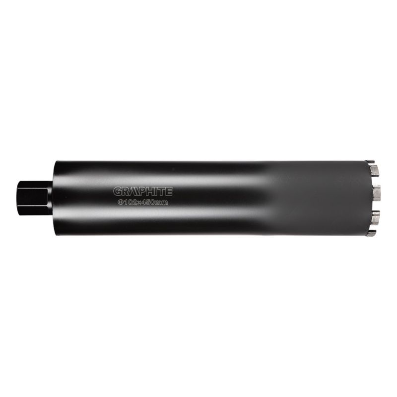 Otwornica diamentowa do wiertnicy GRAPHITE 102 x 450 mm x 9T wykonana z solidnej stali 1 szt.