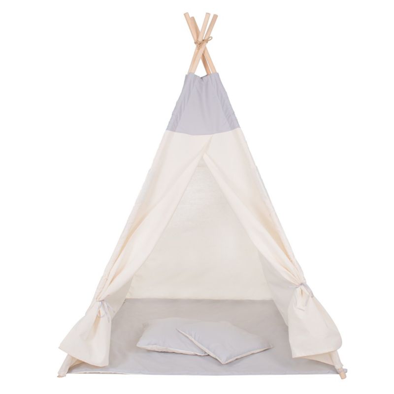 Namiot Tipi dla dzieci Springos szary XXL 1 szt.