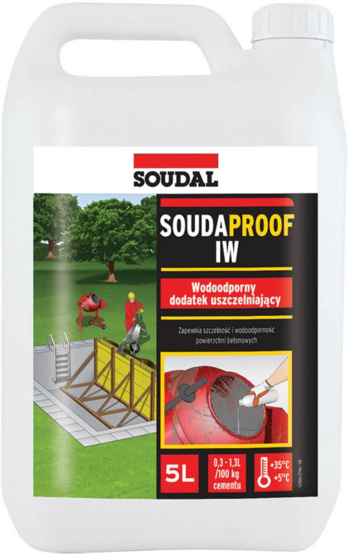 Wodoodporny dodatek uszczelniający Soudal IW 5 l