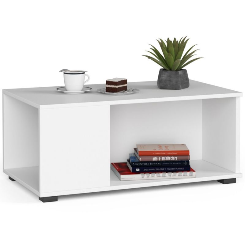 Stolik kawowy Akord Juliet Biały 90 cm kolor Biały mat 90x51x38 cm 1 szt.